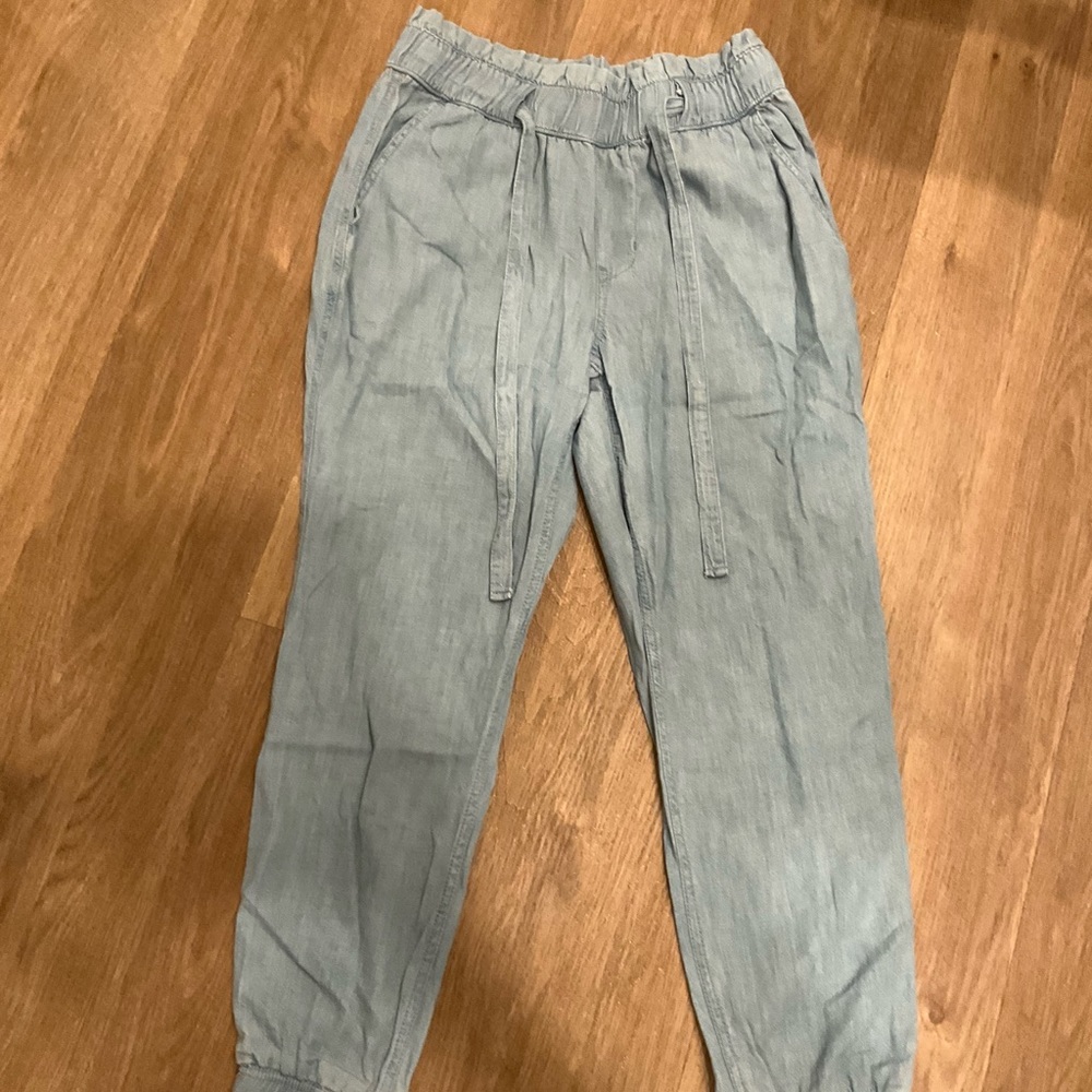 Hollister paper bag draw waist super high rise PANTS size M